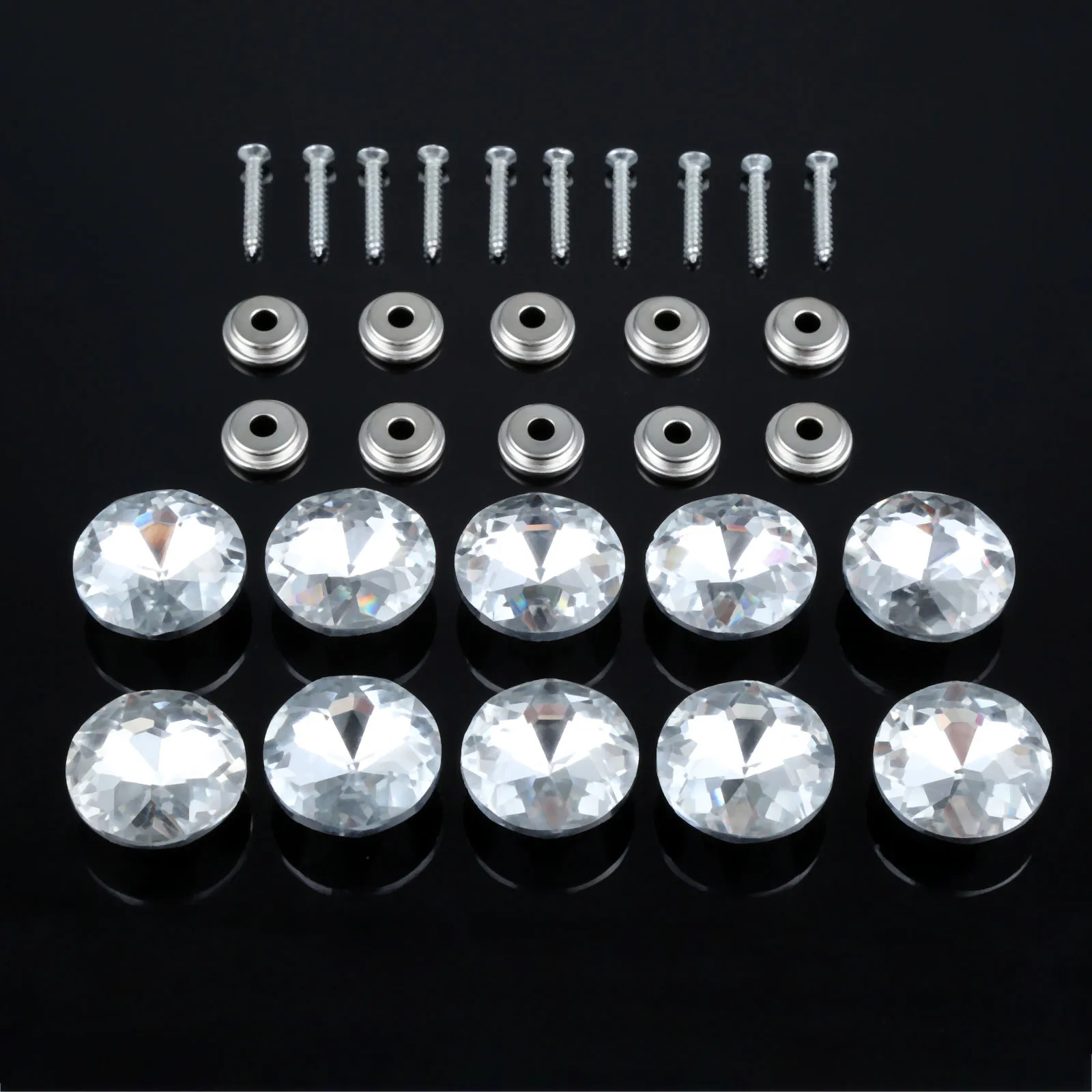 10 шт кристалл алмаза мебельные гвозди с крепёжным элементом на Tack серьги
