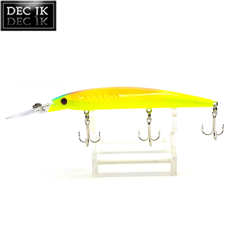 C1 1PCS Jerkbait гольян Кривошипные приманки для рыбы ing воблеры Щука поддельные/Искусственные/большие приманки плавающая приманка для рыбы Глубокая/твердая/Поверхностная приманка фенечки сома - Цвет: C1 1PCS