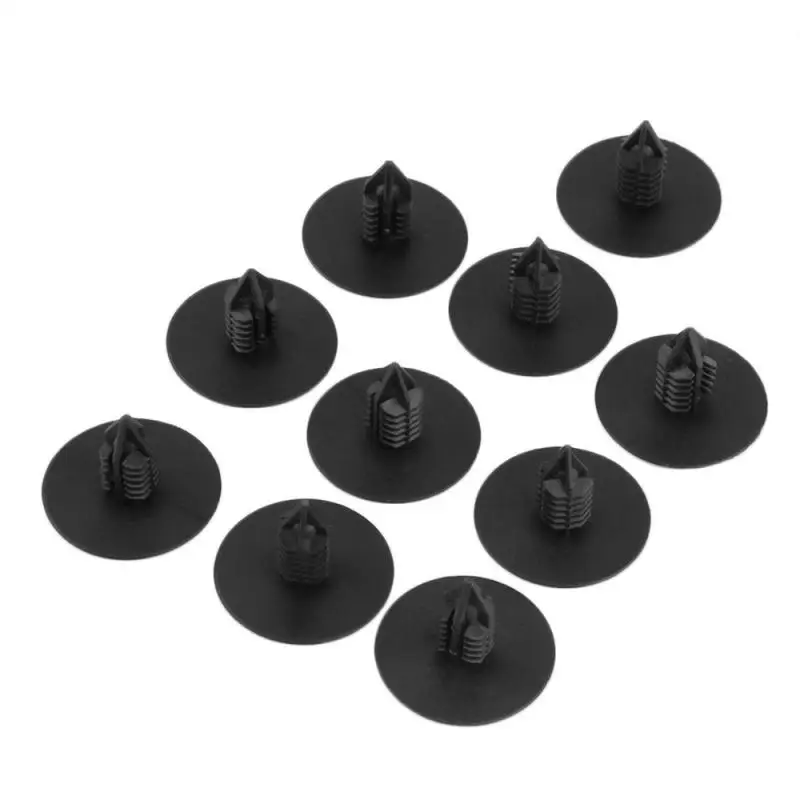 

30/40/50PCS Black Plastic Rivet Car Fender Bumper Push Pin Clips 10mm Hole For Honda Wholesale Quick Delivery CSV Dropshipping