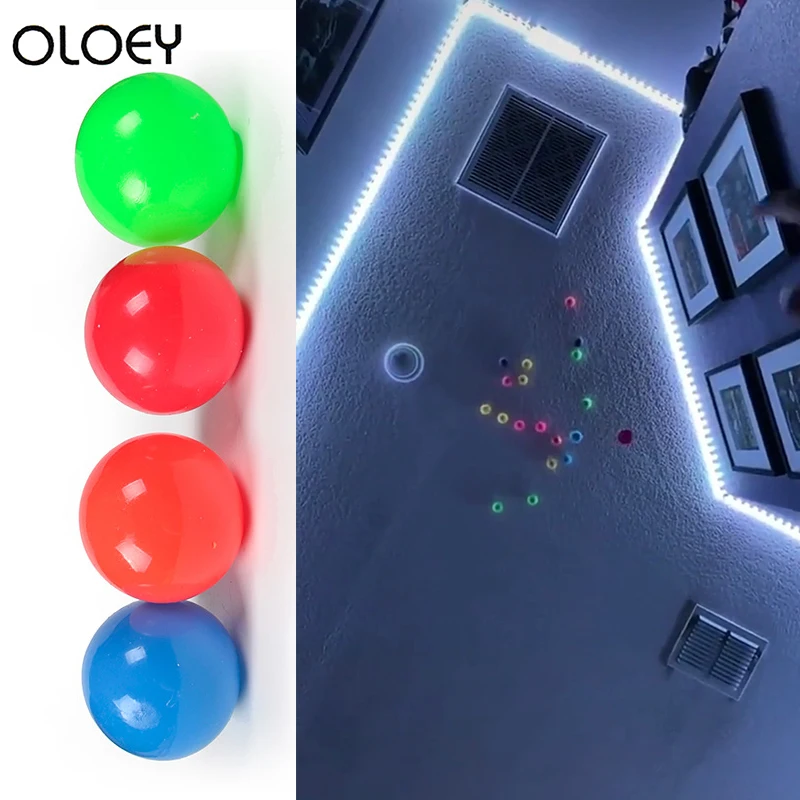 

4.5CM Kids Toys Globbles Stick Wall Ball Stress Relief Toys Sticky Squash Ball Globbles Decompression Toy Sticky Target Ball Cat