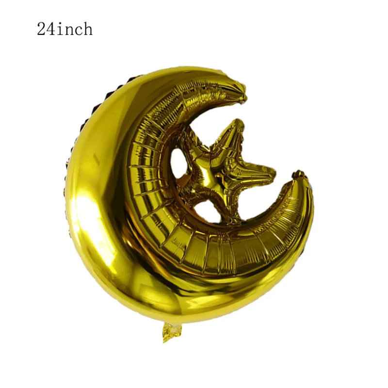 Juego de decoraci&oacute;n de globo de Eid Mubarak, decoraci&oacute;n de Ramad&aacute;n Mubarak para el hogar, pegatinas Eid Al Adha, ayuda para fiesta, decoraci&oacute;n de globos DIY, 1 Juego-3