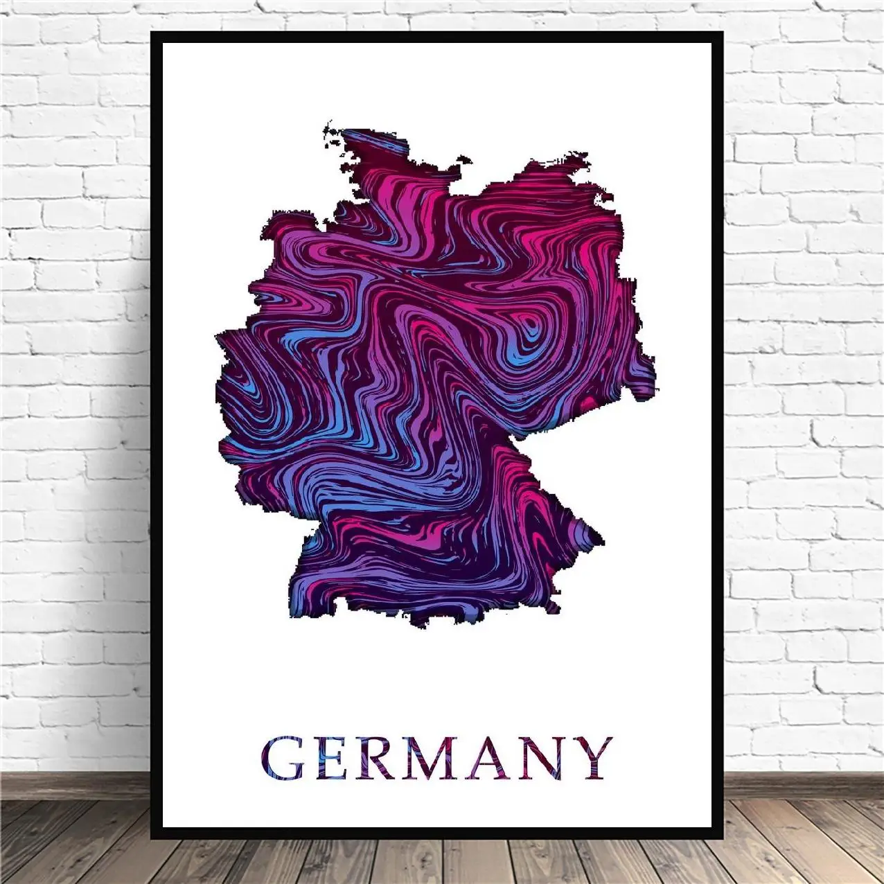 Картина на холсте с изображением жидкости из Германии плакат художественной