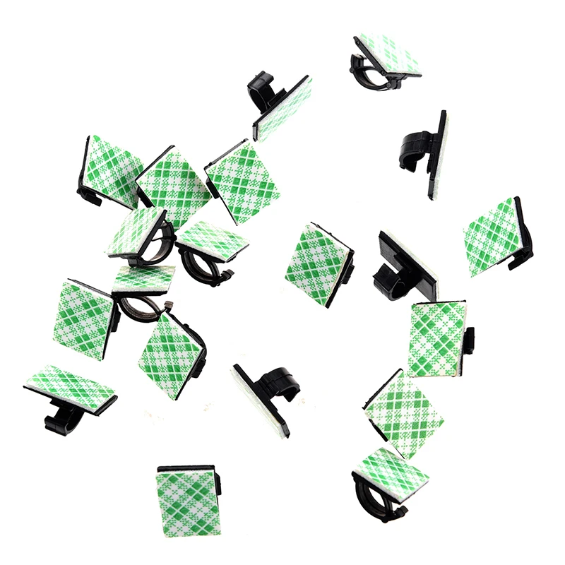 Черный самоклеящееся крепление основания для 0 4 &quotШирина кабельные стяжки 20