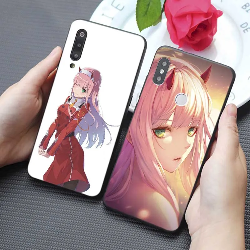 Милый чехол two darling in the franxx для samsung galaxy a50 a70 a30 a40 a20 s8 s9 s10 plus Прозрачный мягкий