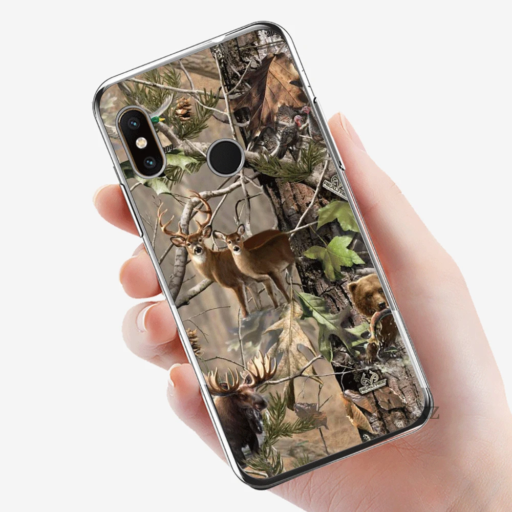 Чехол для телефона Xiaomi mi CC9 CC9E 9T x 2 S 6 8 9 SE A1 A2 5X 6X макс 3 A3 Pro Lite чехол Realtree зёленая