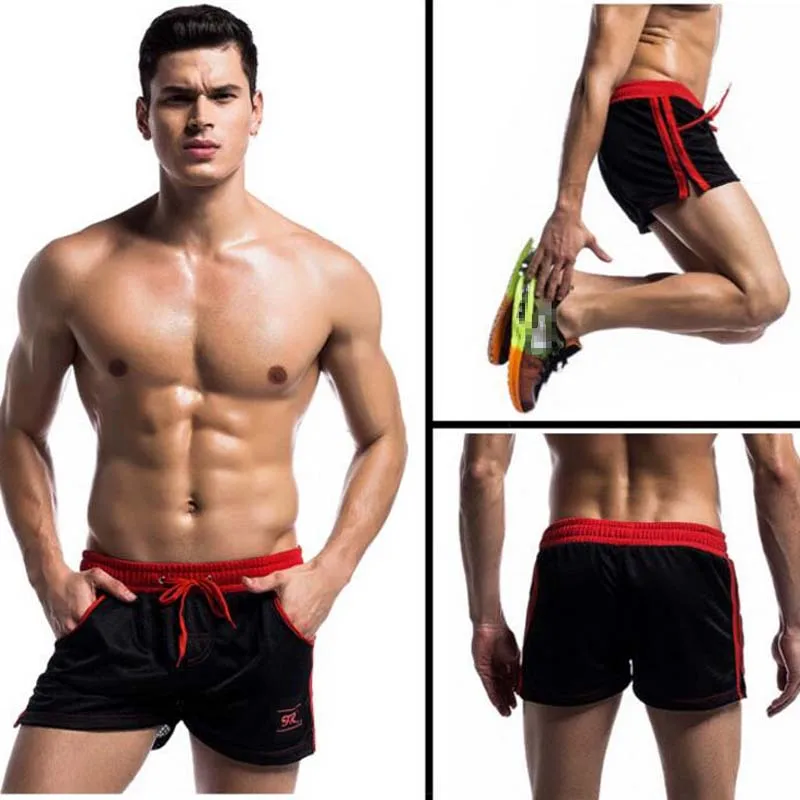 

Men Gym Shorts Workout Bodybuilding Pocket Tennis Training Short Sports Fitness Jogging Running Shorts