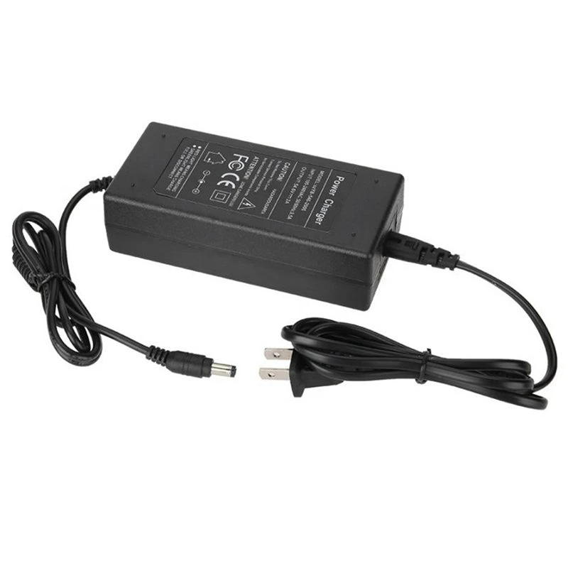54.6V 2A Charger for 48V Li-Ion Battery DC Socket/Connector 13S Lithium Ebike US Plug |
