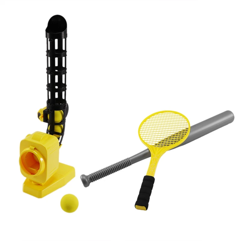 Ball Pitching Game Machines Baseball Tennis Training Learning Early Development Active Toys Outdoors Sports for Kids Girls Boys |