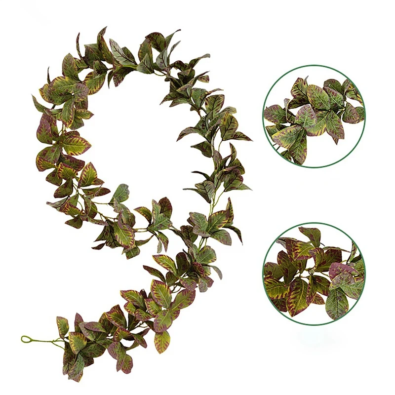 Искусственная Магнолия лист искусственная Виноградная лоза растений с узором в