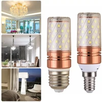 highlight led bulb tri color light e14 e27 small screw 12w corn light candle bulb household energy saving coldwarm chandelier