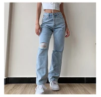 2021 womens jeans pants female large size boyfriend jean women jeans y2k pants high waist mom ripped jeans stright trousers