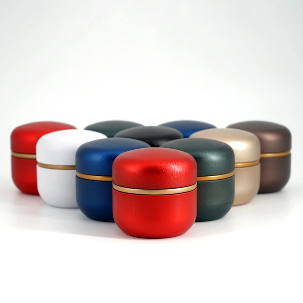 

50g Round Empty Makeup Jar Pot DIY Face Cream Lotion Refillable Bottle Portable Travel Cosmetic Container Tea Coffee Storage Box