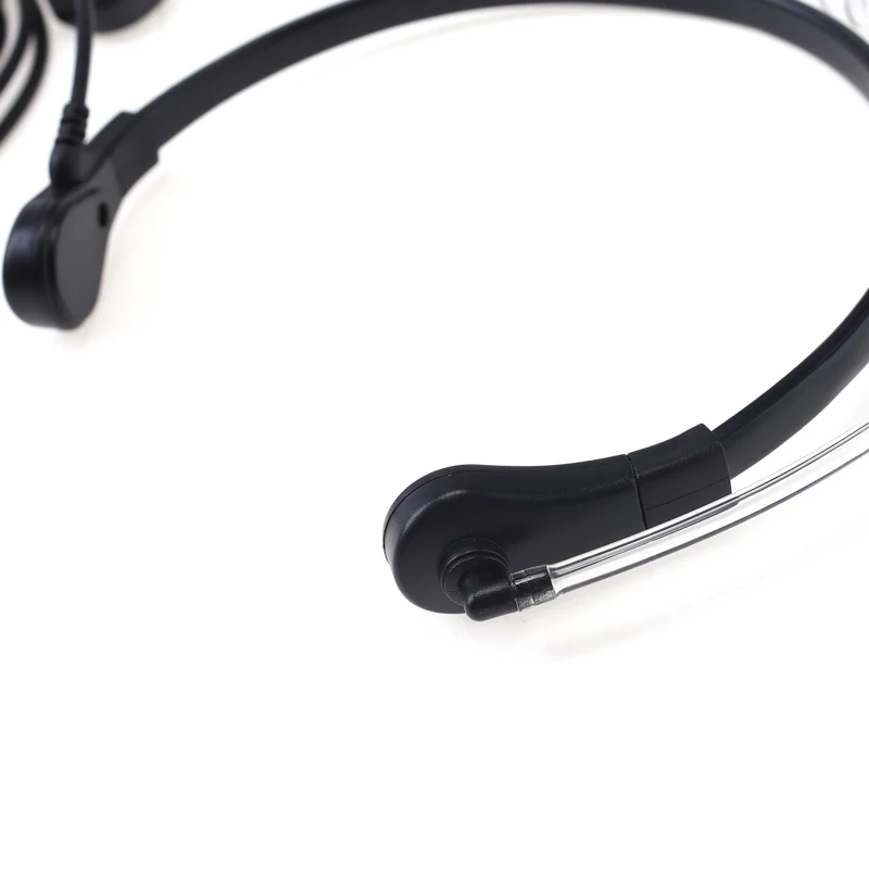 throat microphone mic ptt laryngofon air tube headset earpiece for baofeng walkie talkie cb radio uv 5r uv b5 gt 3tp uv 5x free global shipping