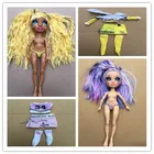 Радужная кукла, лысая голова, обувь, одежда, куртка, носки, красочные волосы, аксессуары для кукол, белое, коричневое тело, сделай сам, одевание, подарки, игрушки