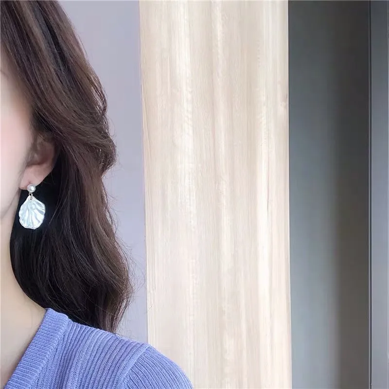 2020 новые модные корейские серьги-подвески с искусственным жемчугом | Украшения и