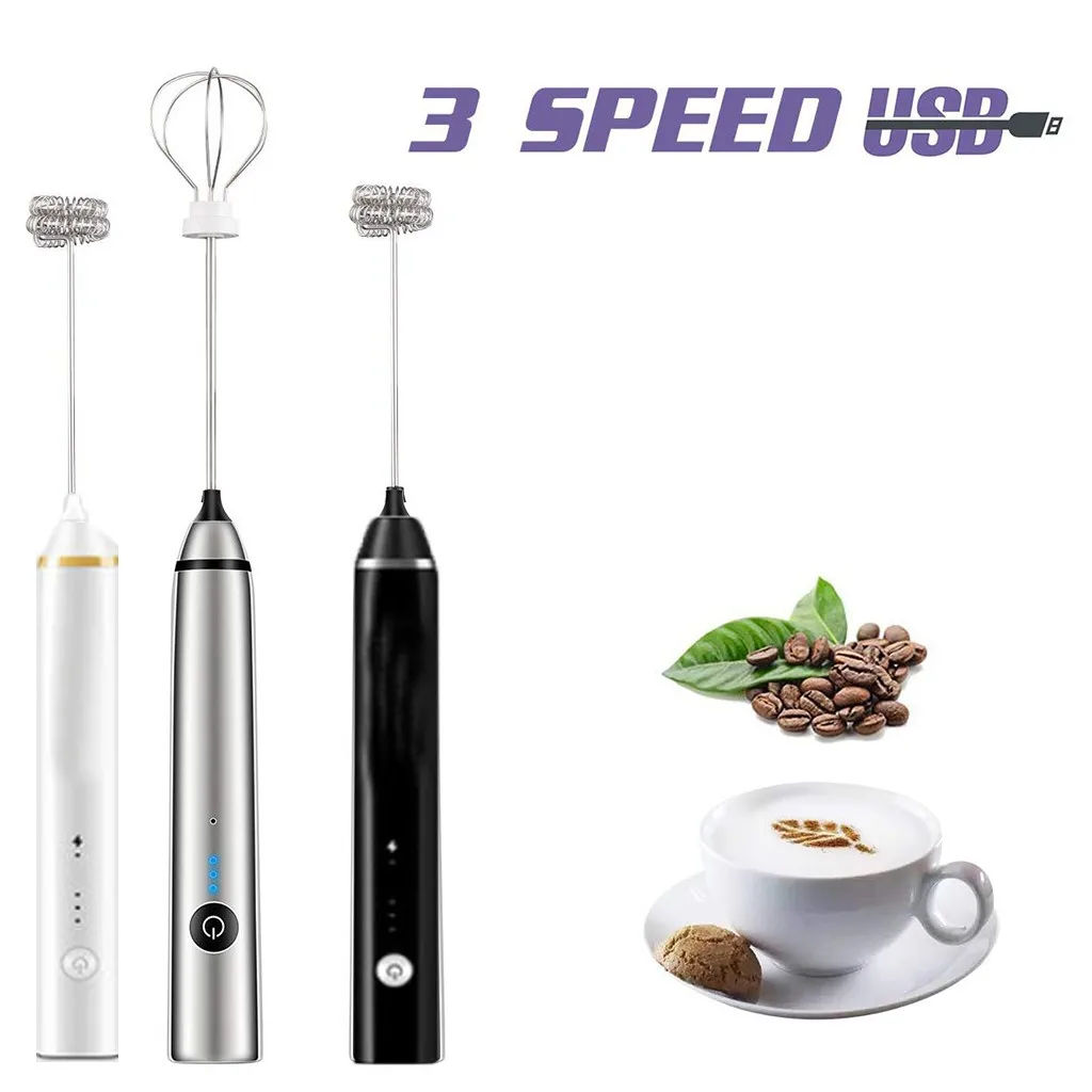 Перезаряжаемые Электрический яичный венчик для взбивания молока Кофе Чай