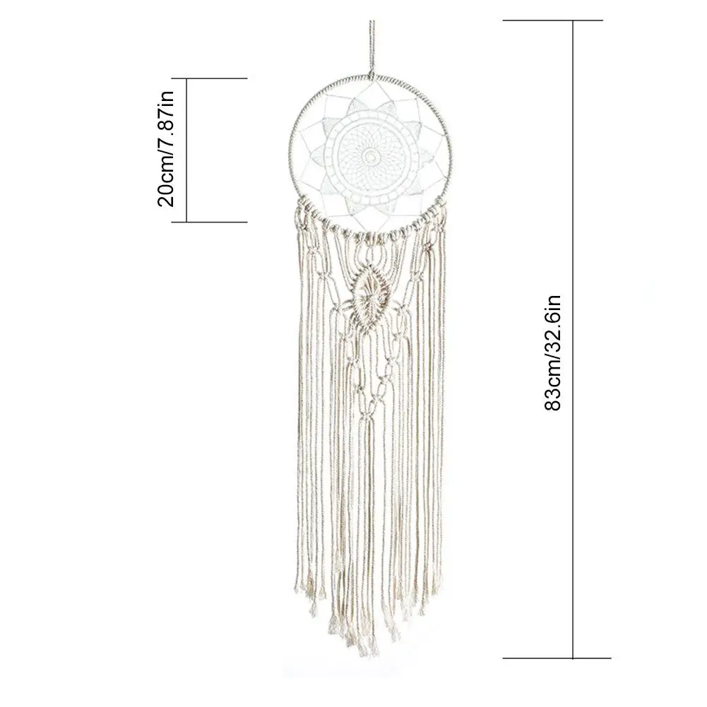 Макраме тканый настенный Бохо шикарный богемный гобелен с геометрическим