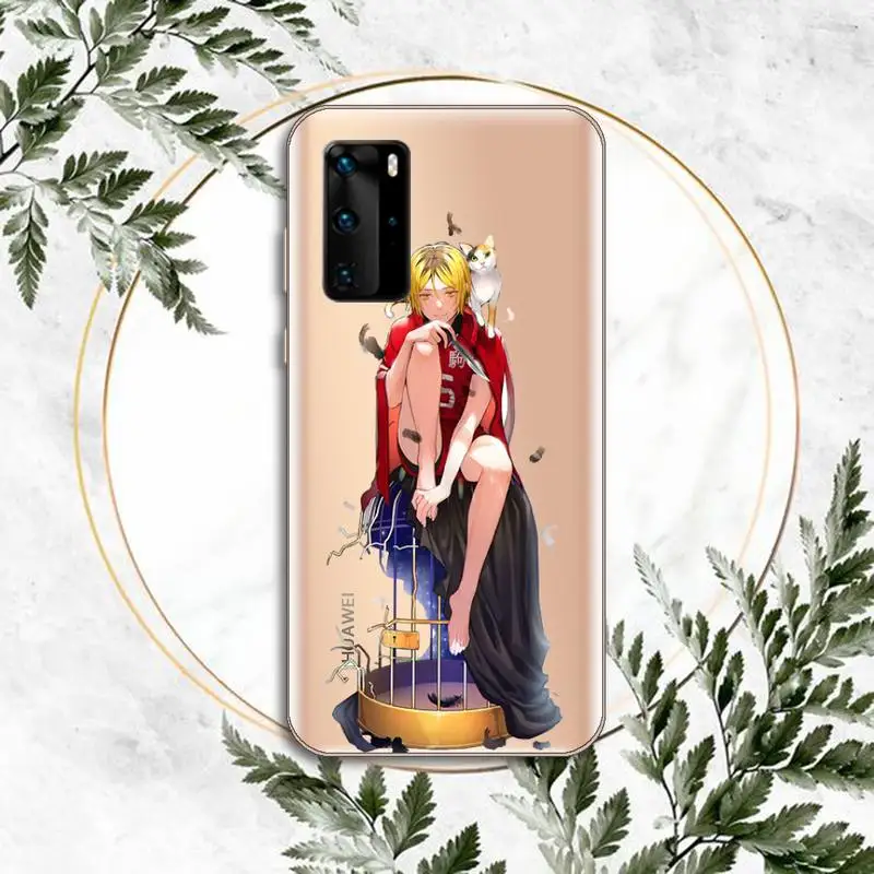 

Kenma Kozume of Haikyuu Phone Case Clear Transparent for huawei honor P 40 30 20 lite Pro 10 i 8 9 x p smart 2019
