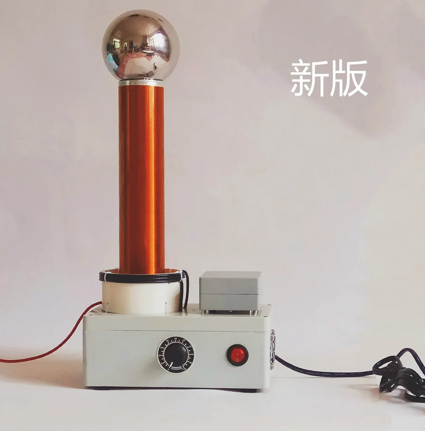 

Tesla coil, spark gap, lightning simulator, high frequency alternating current, wireless transmission principle demonstration