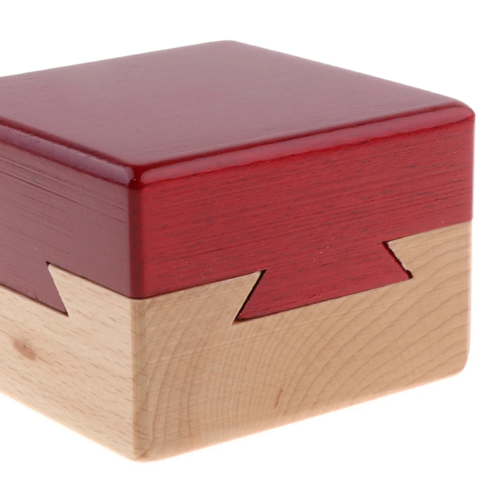 

Kids Puzzle Toys IQ Mind Wooden Magic Luban Lock Box Game Brain Teaser