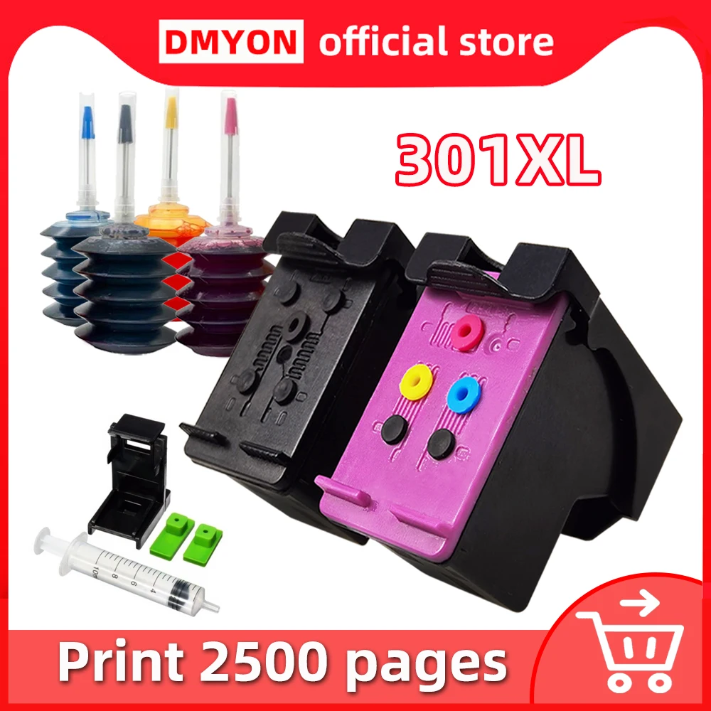 

301XL Ink Cartridge Compatible for HP 301 DeskJet 1050 2050 3050 2150 1510 2540 1000 2510 3000 3054 Envy 4500 4502 Printer