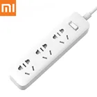 Оригинальный домашний удлинитель Xiaomi Mijia, 1 м кабель, 3 удлинителя, преобразователь питания, адаптер Mi, электрическая розетка