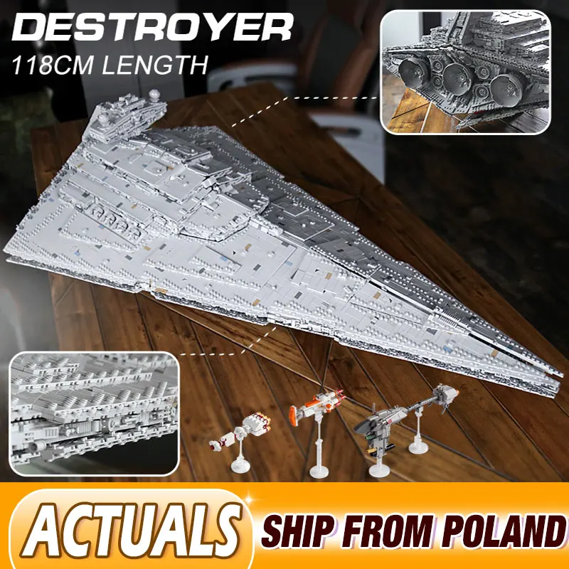 05027 MOC 23556 совместим с Lepining 75292 имперский Разрушитель Набор детских игрушек