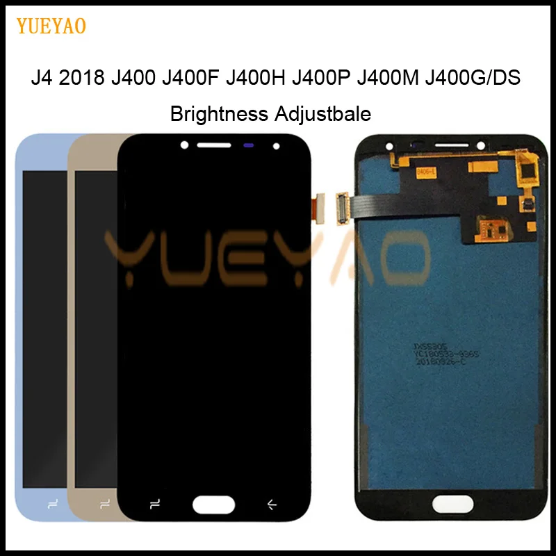 ЖК дисплей для Samsung Galaxy J4 J400 с цифровым преобразователем и сенсорным экраном в