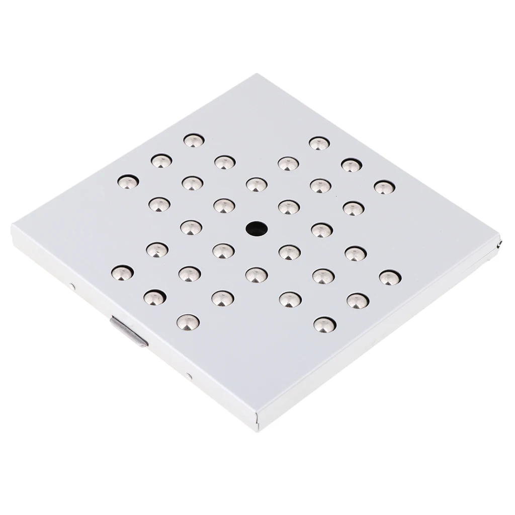 Мини портативные алюминиевые шахматные фигуры и шахматная доска игра Peg Solitaire |