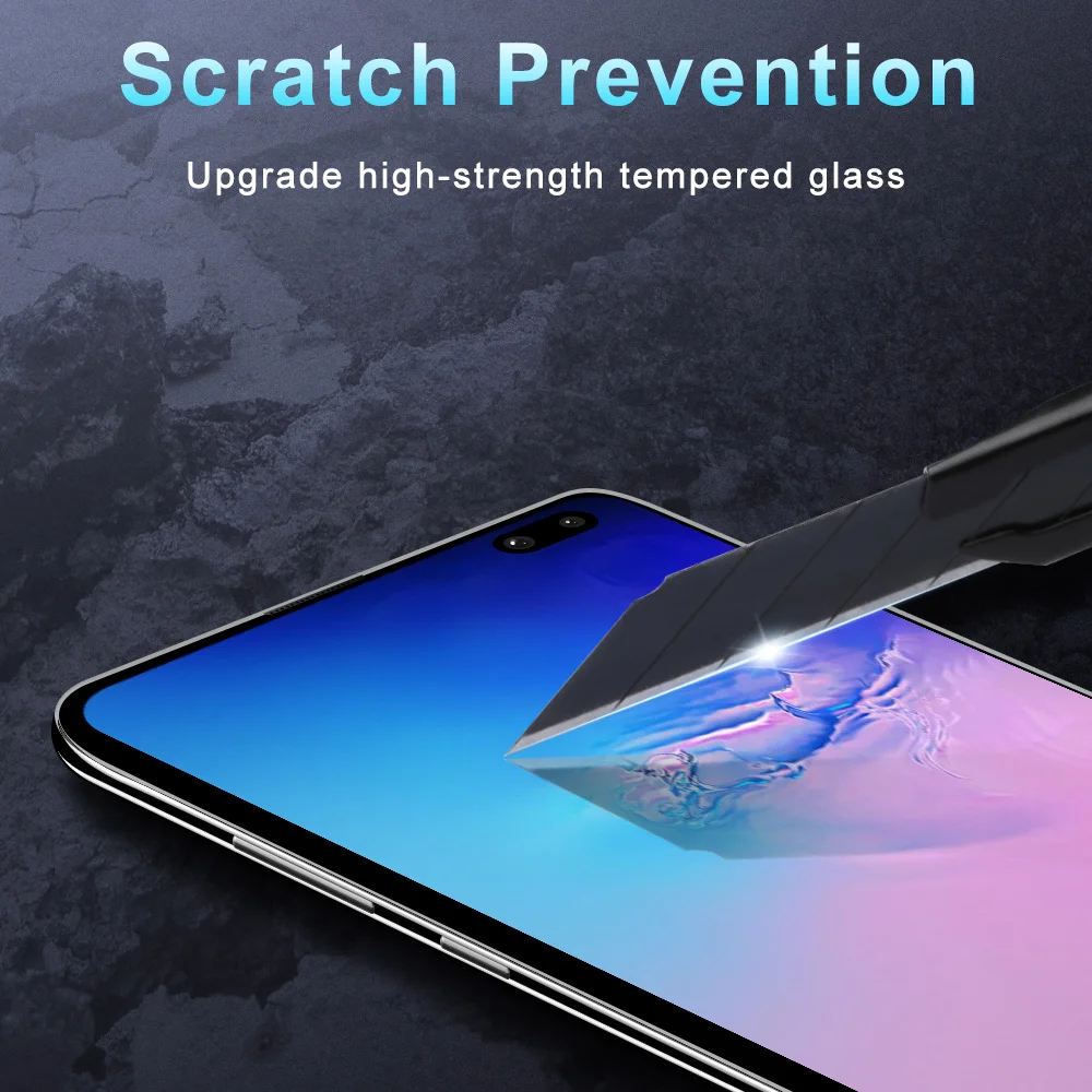 9D изогнутая полная Защита экрана для samsung Galaxy S8 Plus S9 S10 S10E 4G Note 8 9 10 Pro закаленное