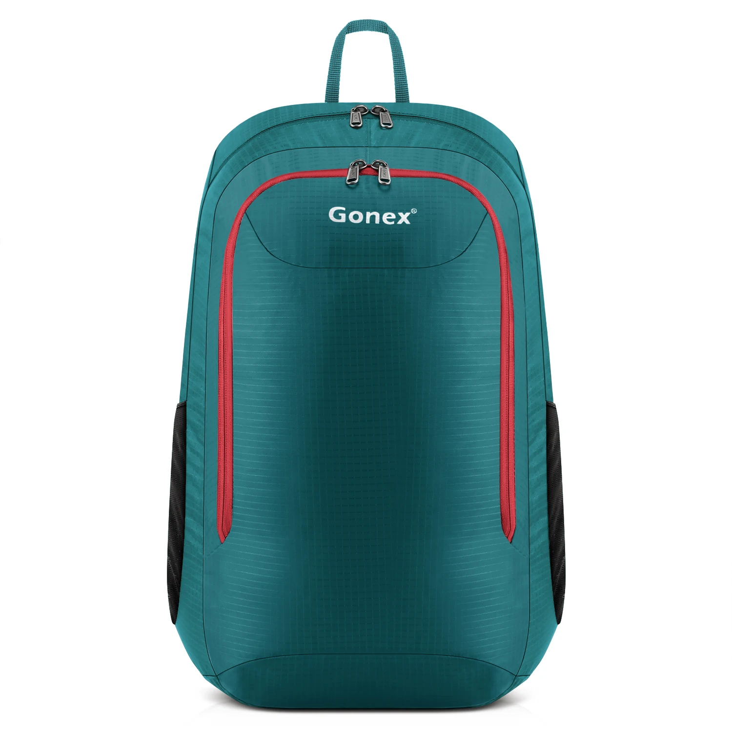 Peacock Blue Gonex 28L ультра легкий упаковочный рюкзак большой емкости Удобная водонепроницаемая сумка для путешествий Пешие прогулки повседневный уличный рюкзак - Цвет: Peacock Blue