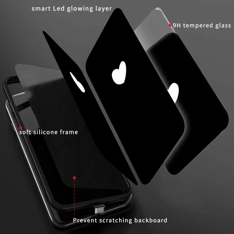 Чехол для телефона X-it Smart Led светящийся iPhone 11 Pro чехлы чехол с милым рисунком