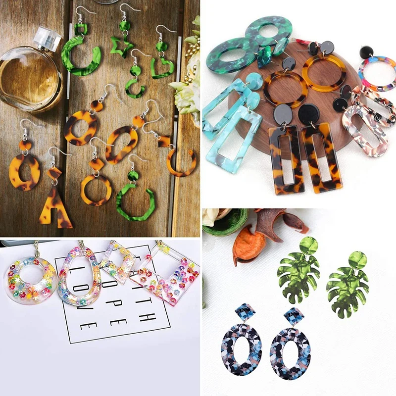 

Resin Molds, Bohemian Drop Dangle Resin Earring Mold/Earring Molds for Resin,DIY Fashion Jewelry Earring Molds for Resin