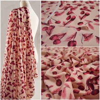 cherry print soft dress fabric swiss point tilda craft fabric dress shirt diy clothing sewing supplies and fabrics