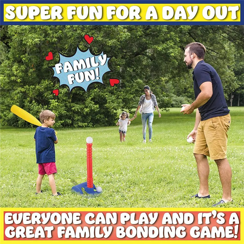 

Tee-Ball Sport Set Lightweight Safe Baseball Toy