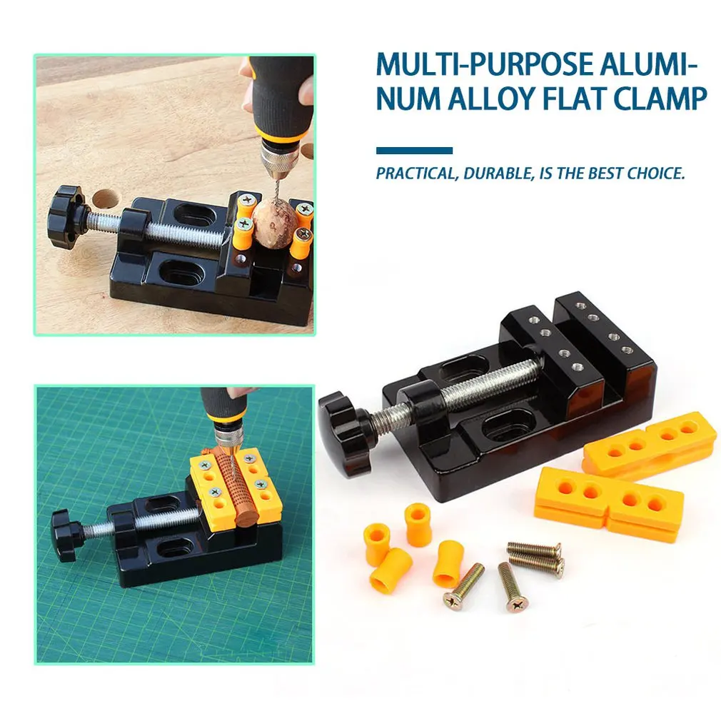 55 мм настольный тиски резьба Стенд зажим плоские плоскогубцы сверло ювелирные