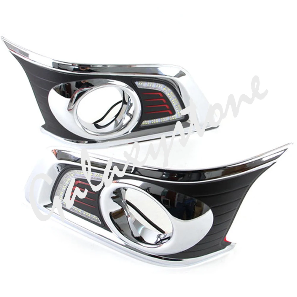 Дневные ходовые огни светодиодные дневные с крышкой для Honda Hilux Vigo 2012 2013 2014 |