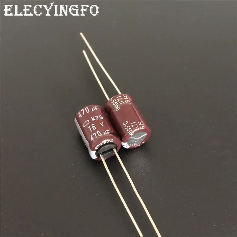 10 шт. 470 мкФ 16V470uf Nippon Chemi Con NCC KZG серии 8x12 мм Ультра низкая ESR 16V470uF материнская плата
