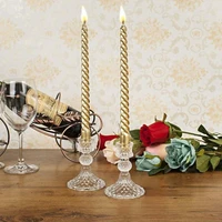 glass taper candle holders decorative candlestick holder modern crystal candlestick home decor wedding decoration