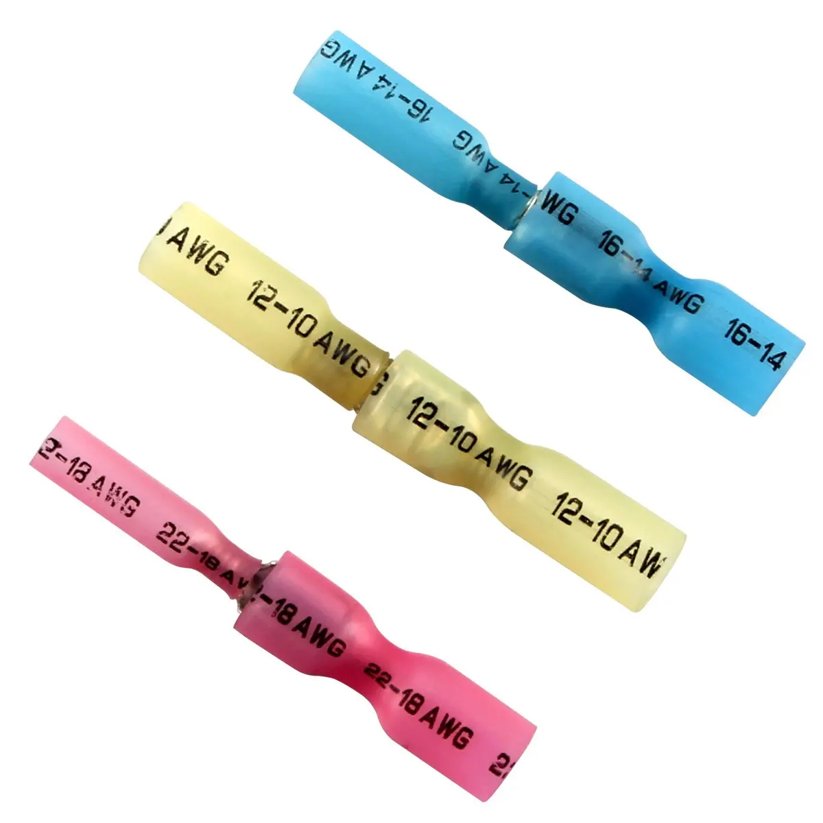 Комплект термоусадочных обжимных клемм 300/200 шт. концевые клеммы для