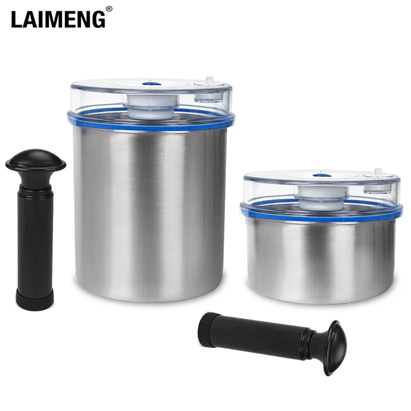 Laimeng вакуумный контейнер для хранения продуктов герметичная нержавеющая