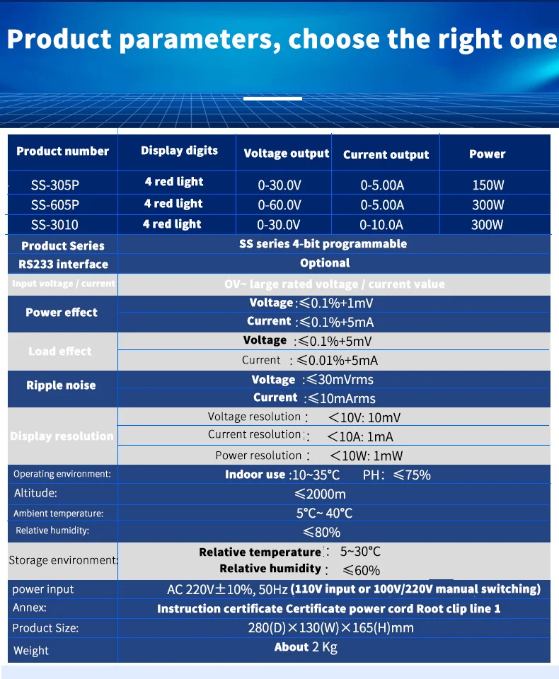 A-BF/30V5A 30V10A 60V5A Регулируемый источник питания постоянного тока переключаемый программируемый источник питания