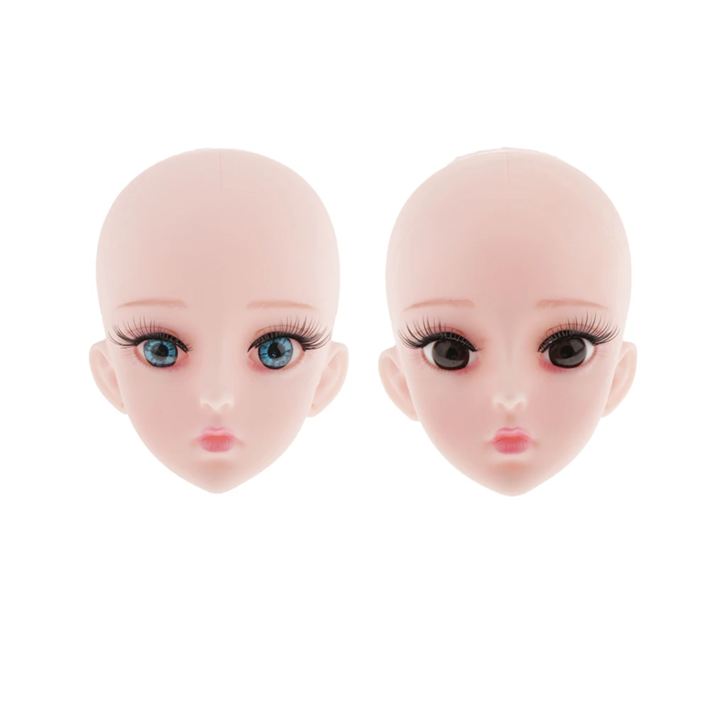 2 упаковки 1/3 форма для головы куклы макияж лицевая панель механизм глазного