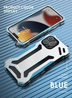 r just gundam metal aluminum case for iphone 12 promax armor case for iphone xs xr 7plus xsmax iphone 11promax shockproof cover