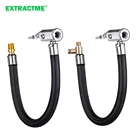 Шланг для накачки шин, автомобильный надувной воздушный насос, удлинитель, адаптер, поворотная шина, фиксирующий патрон для велосипеда, мотоцикла