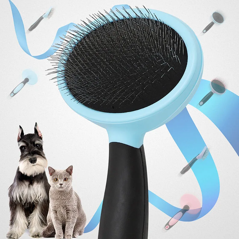

Dog Cat Hair Removal Needle Combs Multi-purpose Pets Fur Cleaning Brush Grooming Pet Dogs Cats Hair Remover Combs Massage Tool