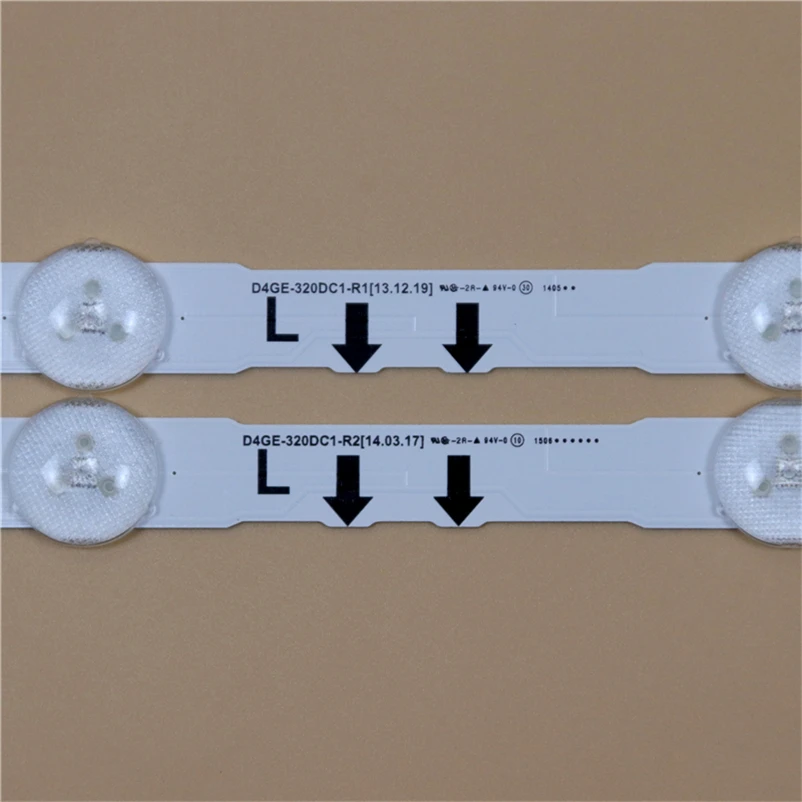 Световые балки для телевизора Samsung UE32H5505AK UE32H5570AS UE32H5570SS UE32H6200AK 645 мм комплект