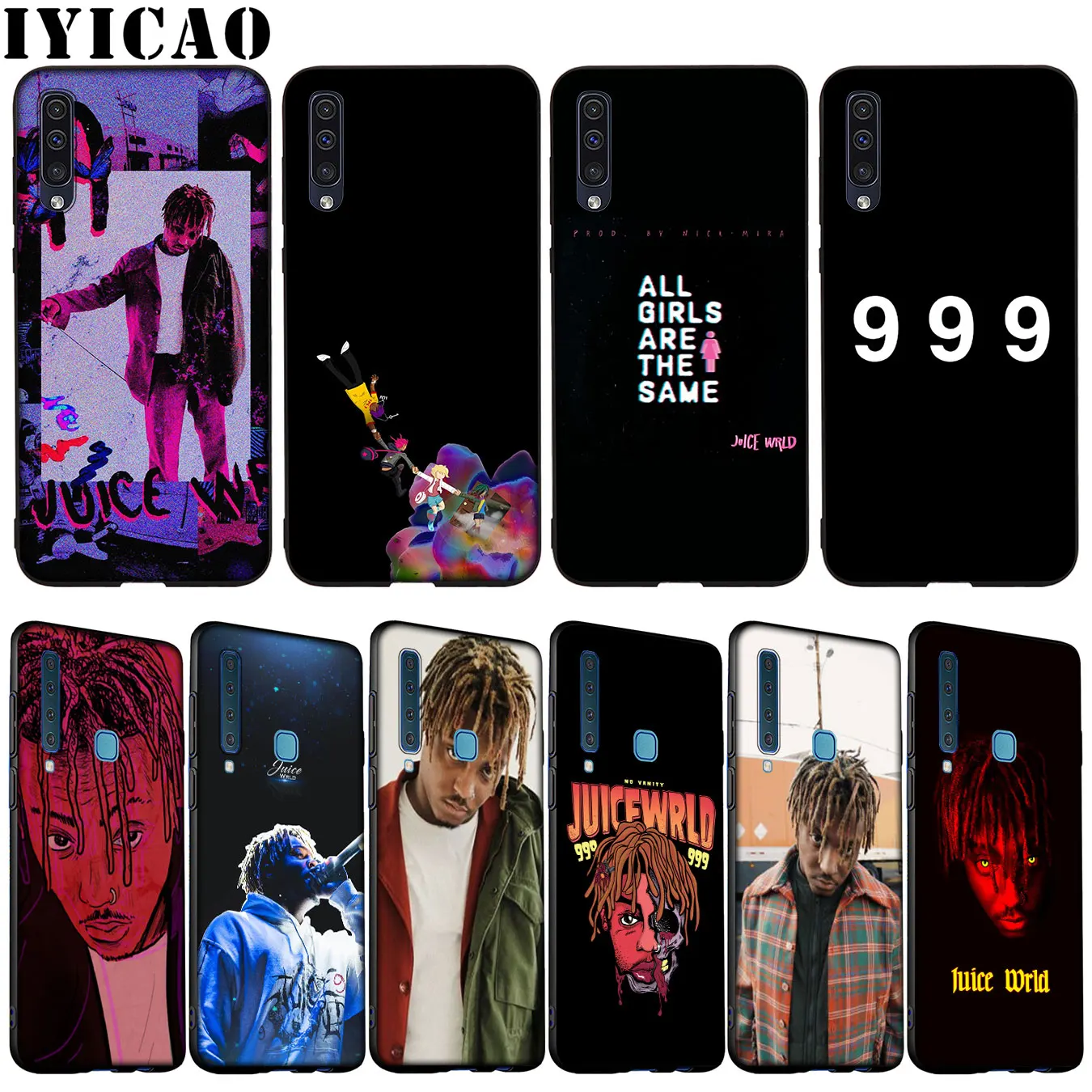 Мягкий силиконовый чехол Juice WRLD 999 для Samsung Galaxy A70 A60 A50 A40 A30 A20 A10 M10 M20 M30 M40 A20E