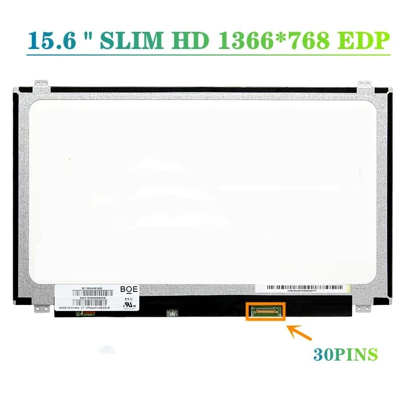 N156BGA-EB2 Rev.C1 P/N 5D10K81084 N156BGA EB2 Матрица для экрана ноутбука 15 6 дюймов HD 1366X768 30Pin FRU |