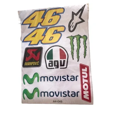 

Universal A4 Sticker Set 9 Piece